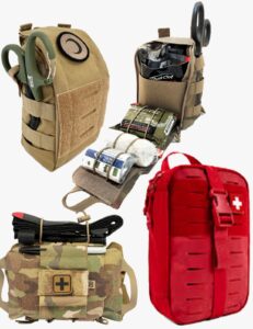 march algoritmasına göre düzenlenmiş IFAK (BİREYSEL İLKYARDIM KİTİ)